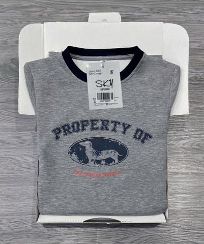 SKY9030 - ĐẦM THUN NGẮN RÚT EO - MÀU XÁM