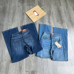 VGU1177 - QUẦN JEAN ỐNG RỘNG (XANH ĐẬM)