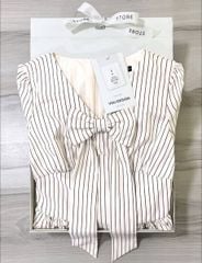 VGU1180 - ĐẦM KEM DÀI SỌC PHỐI NƠ