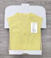 KS1175 - ÁO KIỂU SƠMI SÁT NÁCH - MÀU VÀNG