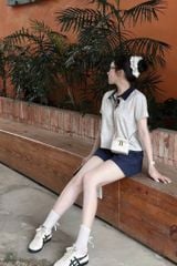 KS1197 - SET ÁO THUN XÁM + QUẦN SHORT