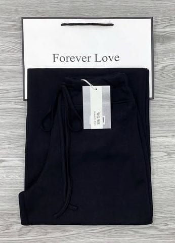 KS1225 - QUẦN DÀI THUN UMI LẠNH - MÀU ĐEN