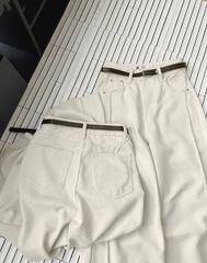 TB9158 - QUẦN DÀI ỐNG RỘNG KEM - QUẦN LẺ (KÈM NỊT)