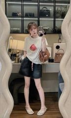 VGU1302 - SET ÁO THUN DƯA HẤU + QUẦN SHORT JEAN