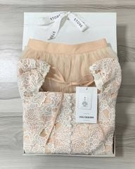 VGU1287 - SET ÁO REN CỔ VUÔNG + CHÂN VÁY DÀI XÒE CAOCAP