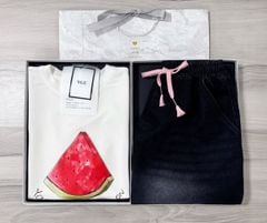 VGU1302 - SET ÁO THUN DƯA HẤU + QUẦN SHORT JEAN