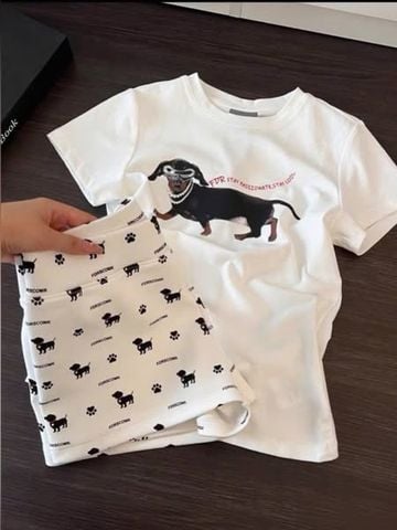 VGU1312 - SET BỘ NGẮN HÌNH CÚN (TRẮNG)