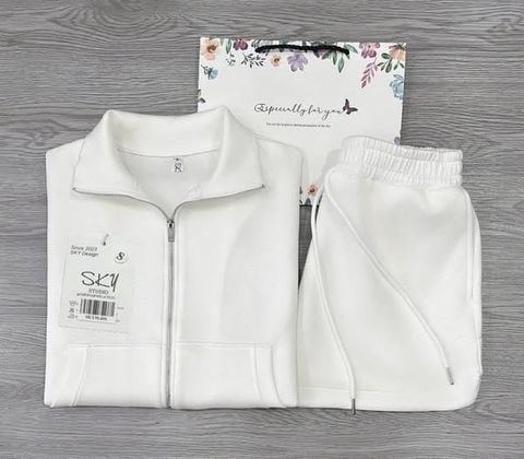 SKY9140 - SET THỂ THAO SỐ 24 - MÀU TRẮNG (KHÔNG KÈM ÁO TRONG)