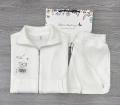 SKY9140 - SET THỂ THAO SỐ 24 - MÀU TRẮNG (KHÔNG KÈM ÁO TRONG)