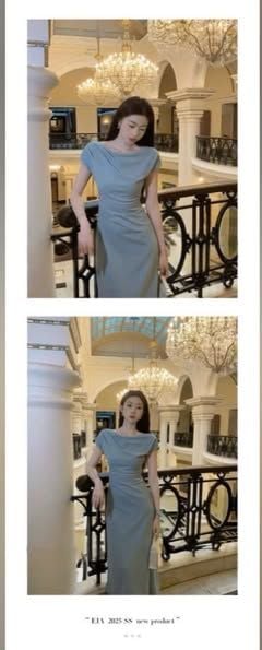 VGU1327 - ĐẦM DÀI XANH
