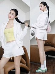 SKY9140 - SET THỂ THAO SỐ 24 - MÀU TRẮNG (KHÔNG KÈM ÁO TRONG)