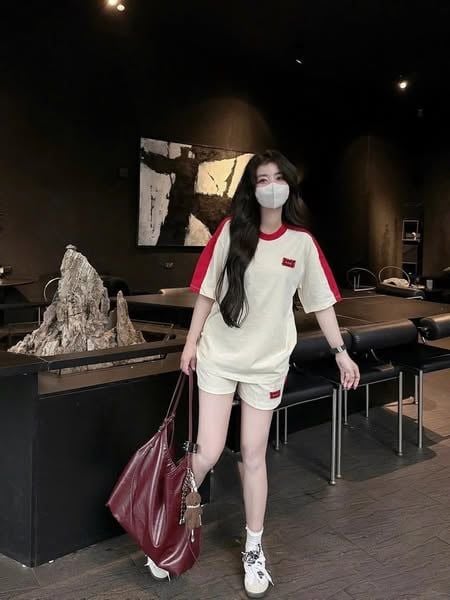 SKY9220 - SET THỂ THAO RED (KEM VIỀN ĐỎ)