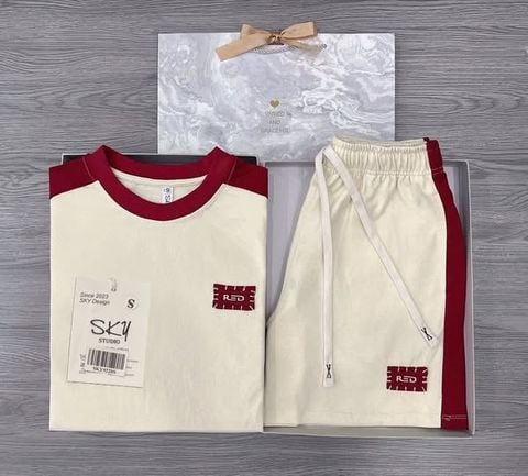 SKY9220 - SET THỂ THAO RED (KEM VIỀN ĐỎ)