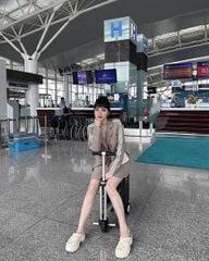 TB9130 - ÁO KHOÁC VEST FORM DÀI PHỐI SỌC (ÁO LẺ)