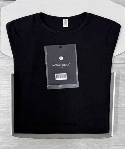 TQ4596 - ÁO THUN BODY BASIC ĐEN (ÁO LẺ)