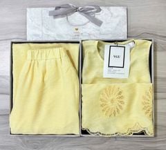 VGU1425 - SET CAO CẤP HOẠ TIẾT THÊU - VÀNG