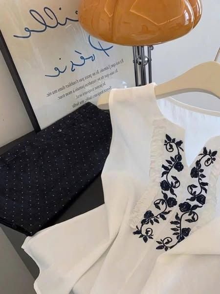 VGU1417 - ÁO SÁT NÁCH PHỐI HỌA TIẾT (ÁO LẺ)