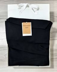 VGU1405 - ĐẦM DÀI LỆCH VAI ĐEN