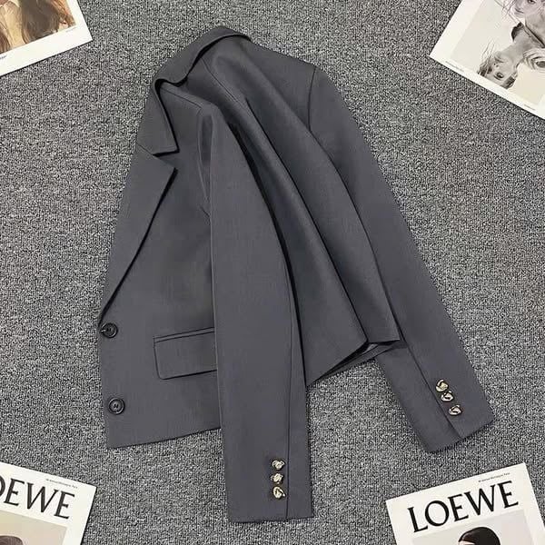 KS1318 - ÁO KHOÁC VEST XÁM (LẺ)