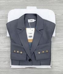 KS1318 - ÁO KHOÁC VEST XÁM (LẺ)