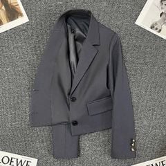 KS1318 - ÁO KHOÁC VEST XÁM (LẺ)