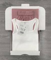 SKY9295 - SET ÁO THUN 3 LỖ + QUẦN DÀI HỒNG