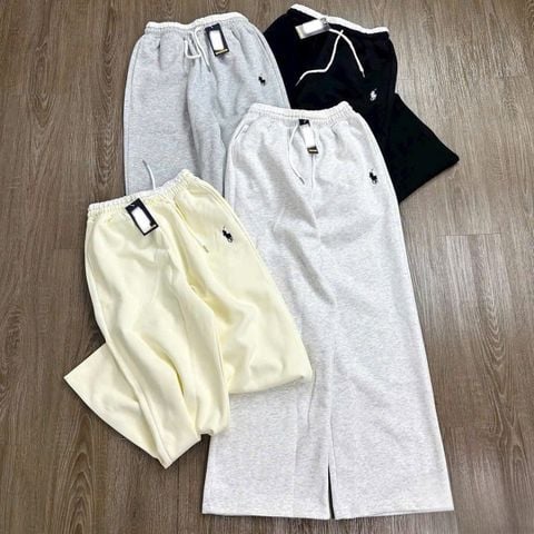 VGU1519 - QUẦN DÀI THÊU NGỰA - KEM VÀNG (LẺ)