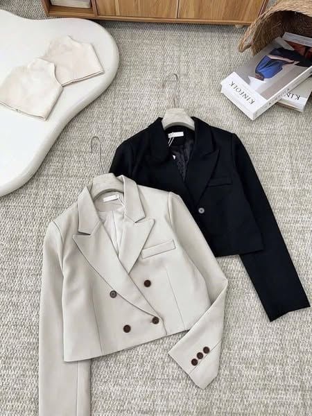 KS1380 - ÁO KHOÁC VEST FORM LỬNG - MÀU ĐEN