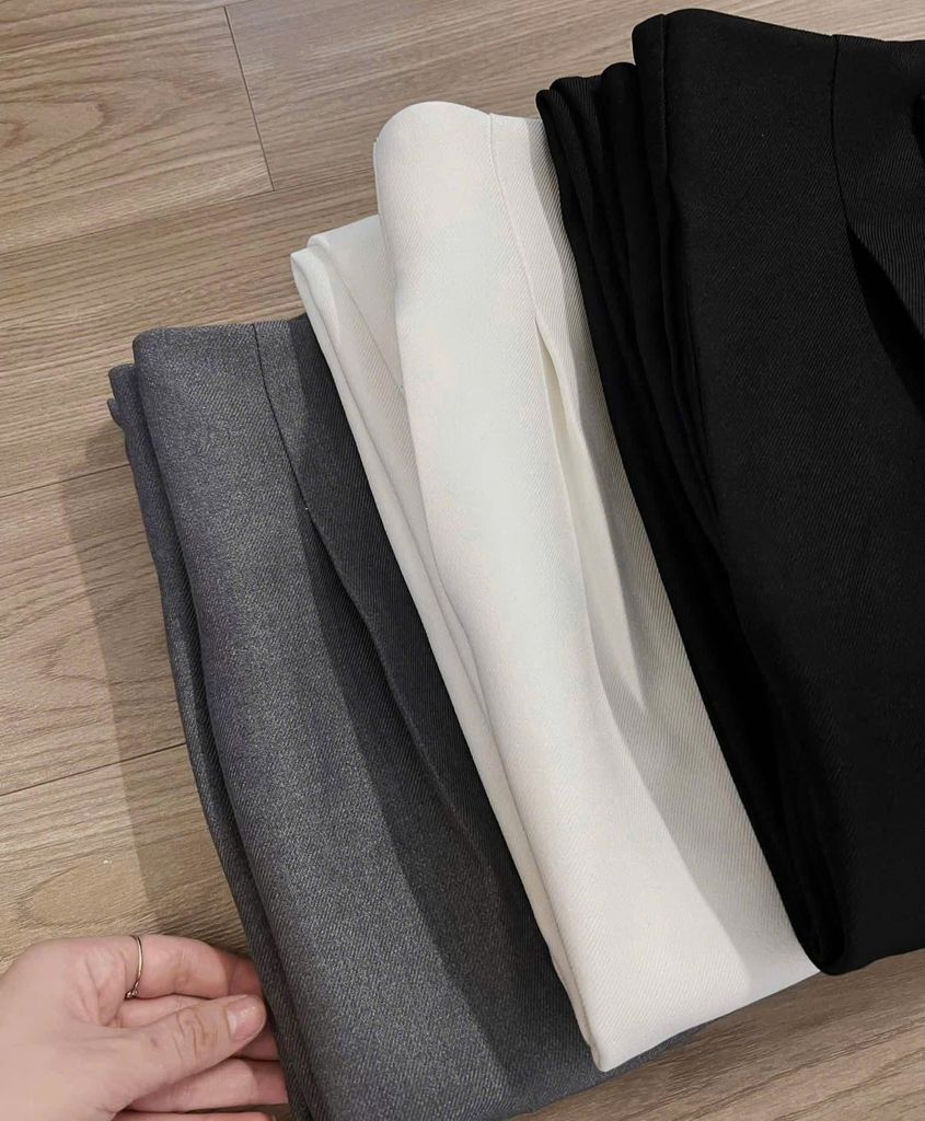 VGU1633 - QUẦN TÂY DÀI TRẮNG (Q.LẺ - KHÔNG KÈM NỊT)