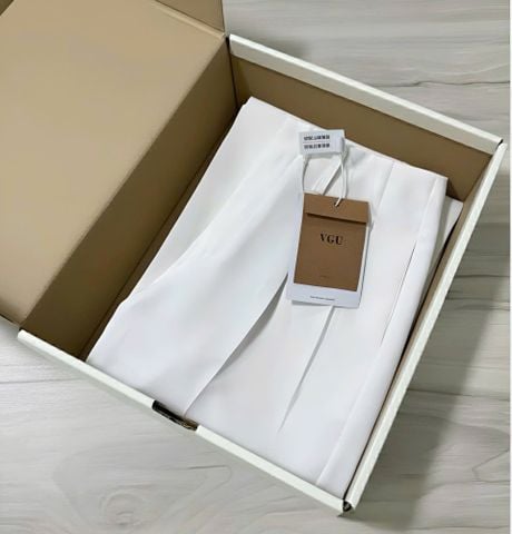 VGU1633 - QUẦN TÂY DÀI TRẮNG (Q.LẺ - KHÔNG KÈM NỊT)