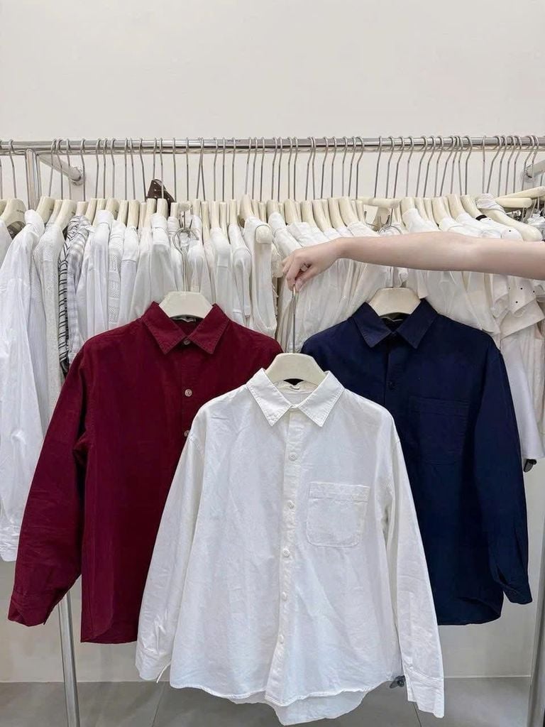 TQ4642 - ÁO SƠMI QCCC - XANH ĐEN (ÁO LẺ)