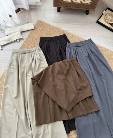 TB9256 - QUẦN DÀI PHỐI LY - NÂU (Q.LẺ)