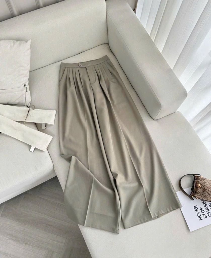 TB9256 - QUẦN DÀI PHỐI LY - NÂU (Q.LẺ)
