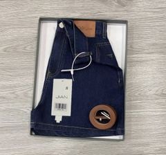 TB9175 - QUẦN SHORT JEAN ĐẬM - KÈM NỊT (Q.LẺ)