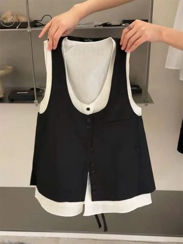 TB9408 - ÁO GILE PHỐI 2 LỚP (ÁO LẺ)