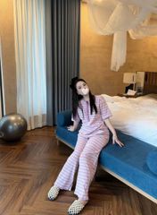 VGU1665 - SET BỘ DÀI SỌC NGANG NHIỀU MÀU