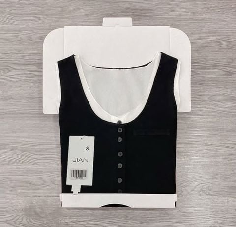 TB9408 - ÁO GILE PHỐI 2 LỚP (ÁO LẺ)