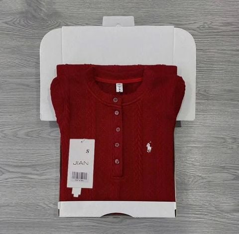 TB7478 - ĐẦM LEN BODY DÀI THÊU NGỰA - ĐỎ