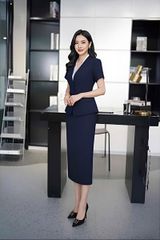 VGU1662 - SET CÔNG SỞ CC XANH ĐEN - KÈM KHĂN