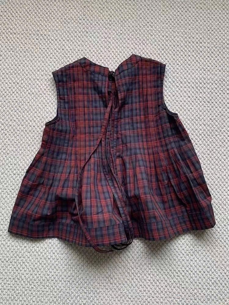 TQ4536 SET ÁO BABYDOLL CARO - QUẦN SHORT