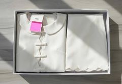 VGU1671 - SET NGẮN CỔ SEN (KEM)