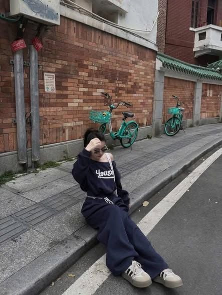 SKY9551 - SET DÀI TRỄ VAI HOUSTON (XANH ĐEN)