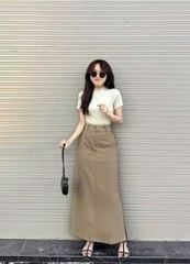 KS1500 - SET ÁO THUN, CHÂN VÁY DÀI