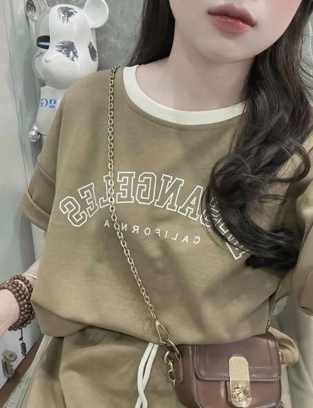 KS1479 - SET ÁO + CHÂN VÁY DÀI LOSANGELES - NÂU