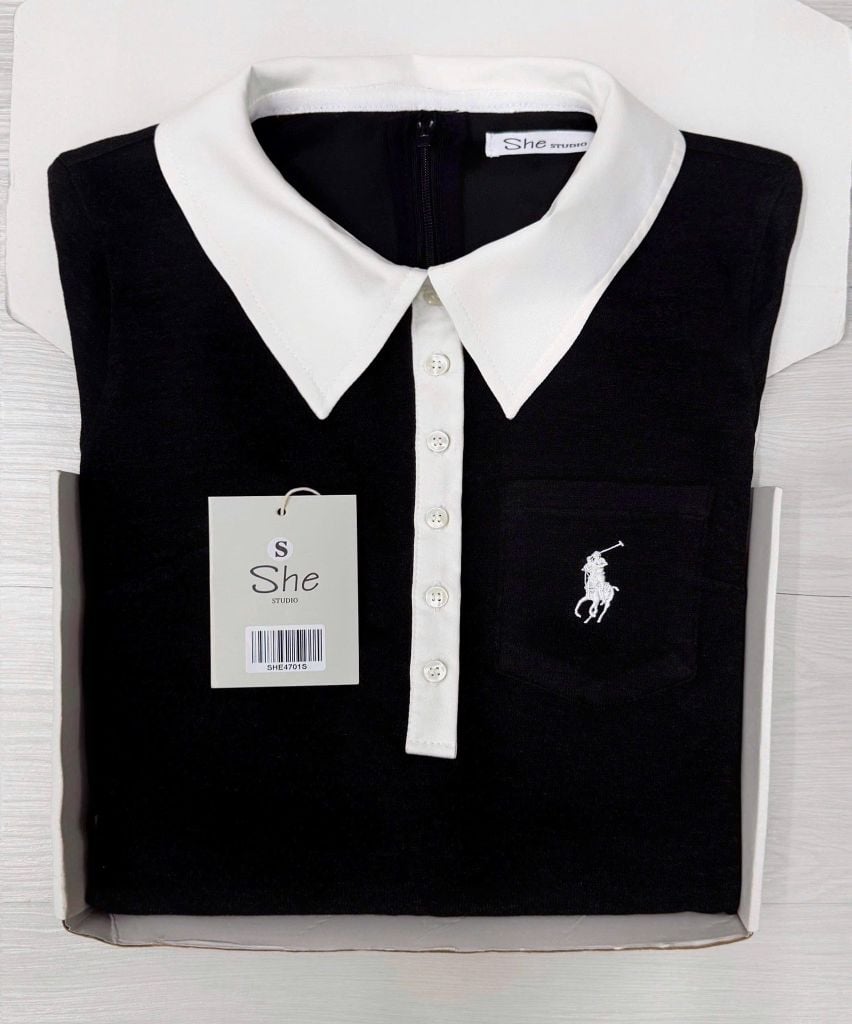 SHE4701 - ĐẦM DÀI BODY THÊU NGỰA (ĐEN)