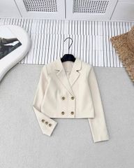 TB5909 - ÁO KHOÁC VEST FORM LỬNG - KEM (ÁO LẺ)