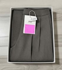 VGU1760 - QUẦN TÂY ỐNG RỘNG NÂU (Q.LẺ)