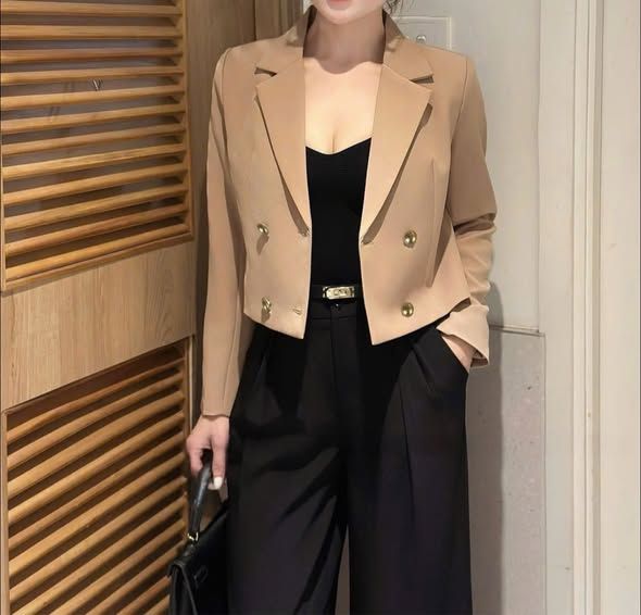 TB5910 - ÁO KHOÁC VEST FORM LỬNG - NÂU (ÁO LẺ)