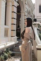 VGU1844 - SET ÁO KHOÁC + ÁO 3 LỖ + QUẦN DÀI (NÂU)