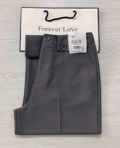 SKY5948 - QUẦN TÂY ỐNG LOE XÁM (Q.LẺ - KHÔNG KÈM NỊT)